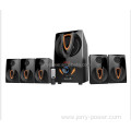 portable pa 5.1 hometheater speaker radio x-bass